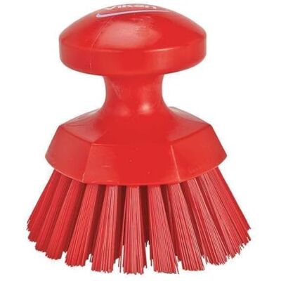 Vikan Hand Scrub, Polypropylene, Red, One Size Vikan Hand Scrub, Polypropylene, Red, One Size