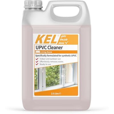 KEL UPVC Cleaner for All Synthetics, Ideal for Doors & Window Frames Refill Cleaning Solution Bulk Concentrated Formula Sustainable, Plastic-Reducing, Ideal for Low-Waste Homes 2.5 Litre KEL UPVC Cleaner for All Synthetics, Ideal for Doors & Window Frames Refill Cleaning Solution Bulk Concentrated Formula Sustainable, Plastic-Reducing, Ideal for Low-Waste Homes 2.5 Litre