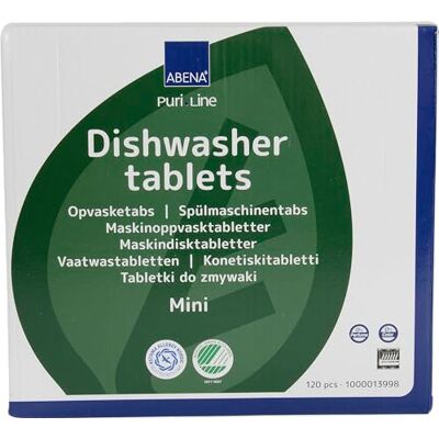 ABENA PuriLine Dishwasher Tablets,120 Tabs in a Pack, Detergent Pods that's free from Chlorine, Dyes and Fragrance, Easy To Use ABENA PuriLine Dishwasher Tablets,120 Tabs in a Pack, Detergent Pods that's free from Chlorine, Dyes and Fragrance, Easy To Use