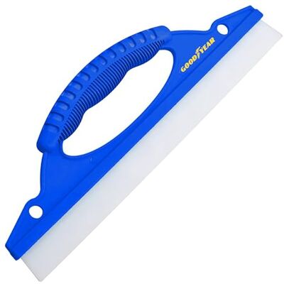 Goodyear Silicone Window Squeegee Ideal For Car Bodywork, Showers, Windows And Other Smooth Surfaces Soft Silicone Blade Removes 95% Of Standing Water V-shaped Grip Reusable And Long Lasting Goodyear Silicone Window Squeegee Ideal For Car Bodywork, Showers, Windows And Other Smooth Surfaces Soft Silicone Blade Removes 95% Of Standing Water V-shaped Grip Reusable And Long Lasting