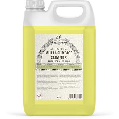 Celtic Clean Anti-Bacterial Cleaner & Sanitiser Multi Surface 5 Litre Celtic Clean Anti-Bacterial Cleaner & Sanitiser Multi Surface 5 Litre