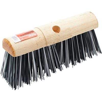 ProDec 13 Inch Synthetic Fibre Scavenger Broom Head for Heavy Duty Outdoor Sweeping ProDec 13 Inch Synthetic Fibre Scavenger Broom Head for Heavy Duty Outdoor Sweeping