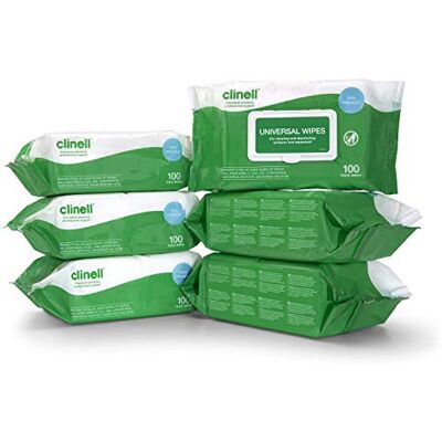 Clinell BCW100-1 6x100 Wipes Clinell BCW100-1 6x100 Wipes