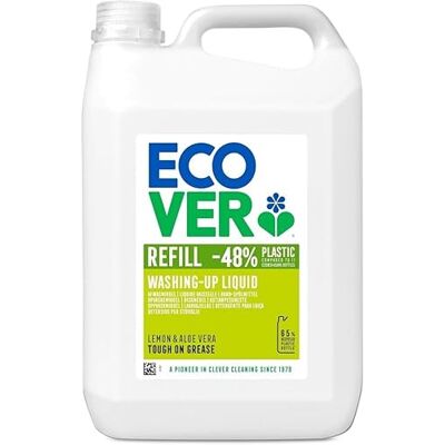 Ecover Washing Up Liquid Lemon/Aloe V 5L Ecover Washing Up Liquid Lemon/Aloe V 5L