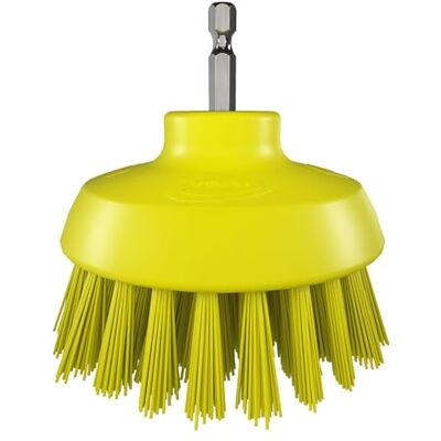 Vikan 8700 HyDrive Round Brush Ø90mm Very Hard Drill Cleaning Food Grade (Yellow) Vikan 8700 HyDrive Round Brush Ø90mm Very Hard Drill Cleaning Food Grade (Yellow)