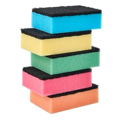Spontex Megamax Sponge Scourers XL Washing Up Sponges for Dishes 20 x 5 Pack (100 Total) Spontex Megamax Sponge Scourers XL Washing Up Sponges for Dishes 20 x 5 Pack (100 Total)