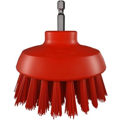 Vikan 8700 HyDrive Round Brush Ø90mm Very Hard Drill Cleaning Food Grade (Red) Vikan 8700 HyDrive Round Brush Ø90mm Very Hard Drill Cleaning Food Grade (Red)