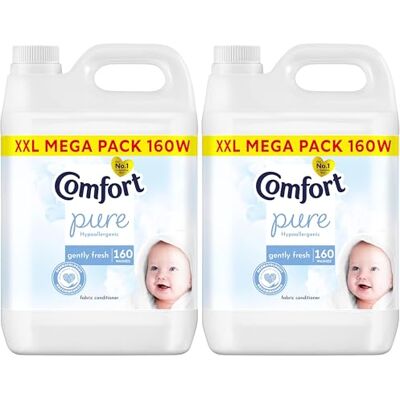 Comfort Pure Fabric Conditioner 160 Washes 4800ML (Pack of 2) Comfort Pure Fabric Conditioner 160 Washes 4800ML (Pack of 2)