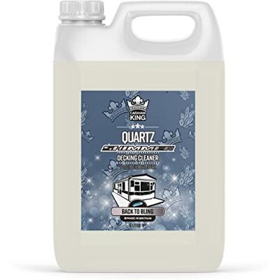 Caravan King – Decking Cleaner – Cleans & Revives Decking, Fences & Patios, Removes Dirt, Algae, Grime & Mould, Wood & Composite Caravan Decking, 5L Caravan King – Decking Cleaner – Cleans & Revives Decking, Fences & Patios, Removes Dirt, Algae, Grime & Mould, Wood & Composite Caravan Decking, 5L