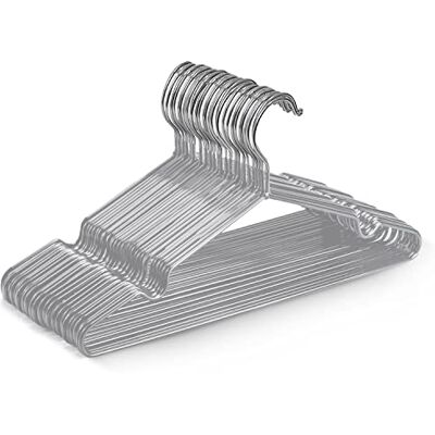 Keplin 20x Premium Rubber Coated Metal Hangers - Heavy Duty - Space Saving Organiser - Product Type Keplin 20x Premium Rubber Coated Metal Hangers - Heavy Duty - Space Saving Organiser - Product Type