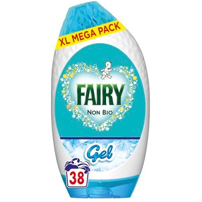 Fairy Non Bio Laundry Detergent Gel, 38 Washes 1.254 L, Voted Number 1 For Sensitive Skin Fairy Non Bio Laundry Detergent Gel, 38 Washes 1.254 L, Voted Number 1 For Sensitive Skin