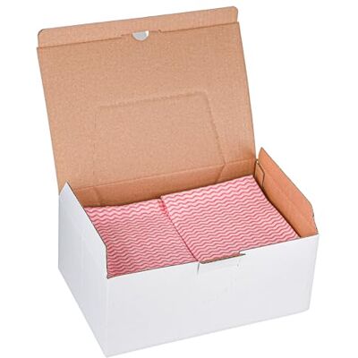DONAU HOME Cloth with 70% Viscose/Pack of 5/ Lint Free Streak Free/Washable Cloth Duster/Multifunctional Reusable Cleaning Cloths/for House, Kitchen, Car, Motorbike, Windows/ 30x40cm/ Color Pink DONAU HOME Cloth with 70% Viscose/Pack of 5/ Lint Free Streak Free/Washable Cloth Duster/Multifunctional Reusable Cleaning Cloths/for House, Kitchen, Car, Motorbike, Windows/ 30x40cm/ Color Pink