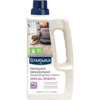 STARWAX Deodorizing Floor Cleaner Special Robots 1 L Eliminates pet odours, long-lasting fragrance, concentrated formula, water-resistant floors STARWAX Deodorizing Floor Cleaner Special Robots 1 L Eliminates pet odours, long-lasting fragrance, concentrated formula, water-resistant floors