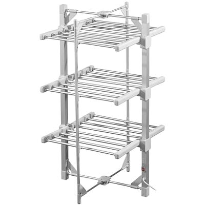 Daewoo 3-Tier Foldable Heated Clothes Airer with Cover – Compact, Space-Saving Electric Drying Rack for Fast, Energy-Efficient Indoor Laundry Drying Daewoo 3-Tier Foldable Heated Clothes Airer with Cover – Compact, Space-Saving Electric Drying Rack for Fast, Energy-Efficient Indoor Laundry Drying