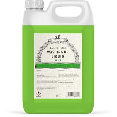 Celtic Clean Washing Up Liquid Apple 5 Litre Celtic Clean Washing Up Liquid Apple 5 Litre