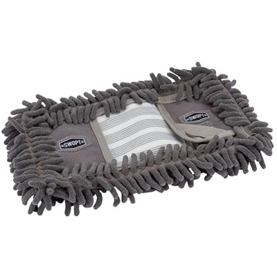 SWOPT 12” Microfiber Dust Mop Refill – Cleaning Pad for Use on Wood, Laminate, Tile – Interchangeable with All Cleaning Products for More Efficient Cleaning and Storage SWOPT 12” Microfiber Dust Mop Refill – Cleaning Pad for Use on Wood, Laminate, Tile – Interchangeable with All Cleaning Products for More Efficient Cleaning and Storage