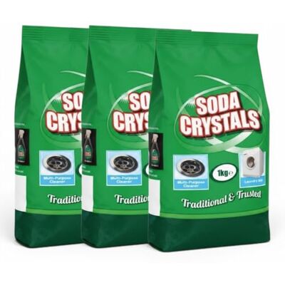 EMBO Soda Crystals Multi-Purpose Cleaner and Laundry Aid, 1 kg, 3 Pack EMBO Soda Crystals Multi-Purpose Cleaner and Laundry Aid, 1 kg, 3 Pack
