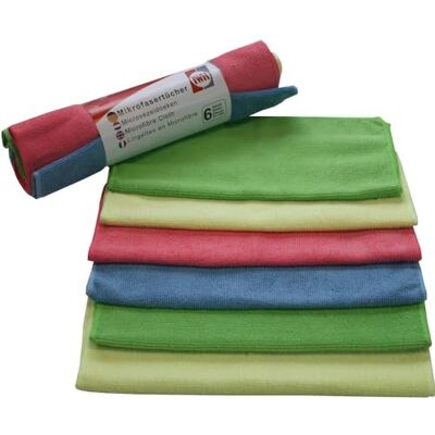 IWH 000932 Microfibre Cloth Pack of 6 IWH 000932 Microfibre Cloth Pack of 6