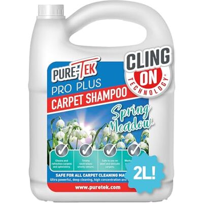 Pure Carpet Cleaner Shampoo 2L Stain Remover for Machines Pure Carpet Cleaner Shampoo 2L Stain Remover for Machines