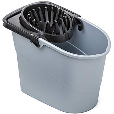 TATAY Spider Mop Bucket, BPA Free, Pressure Wringer, 34 x 28.5 x 30.5 cm TATAY Spider Mop Bucket, BPA Free, Pressure Wringer, 34 x 28.5 x 30.5 cm