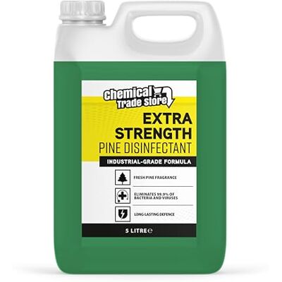 Chemical Trade Store Pine Disinfectant Concentrated General Purpose Cleaner, Kills 99.9% of Germs Floor Cleaning Liquid 5 Litre Chemical Trade Store Pine Disinfectant Concentrated General Purpose Cleaner, Kills 99.9% of Germs Floor Cleaning Liquid 5 Litre