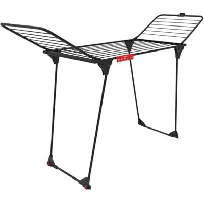 Vileda Ultimate King Clothes Airer, 20m Drying Space, Holds 2 wash loads 5 x Stronger Tubes, XL lines to reduce marks, Integrated Sock Hangers for Drying, Built-in wheels, Transport Lock, Foldable Vileda Ultimate King Clothes Airer, 20m Drying Space, Holds 2 wash loads 5 x Stronger Tubes, XL lines to reduce marks, Integrated Sock Hangers for Drying, Built-in wheels, Transport Lock, Foldable