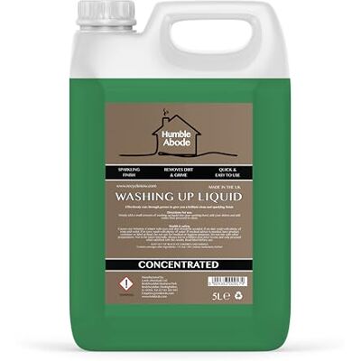 Humble Abode Concentrated Washing Up Liquid 5 Litre Humble Abode Concentrated Washing Up Liquid 5 Litre