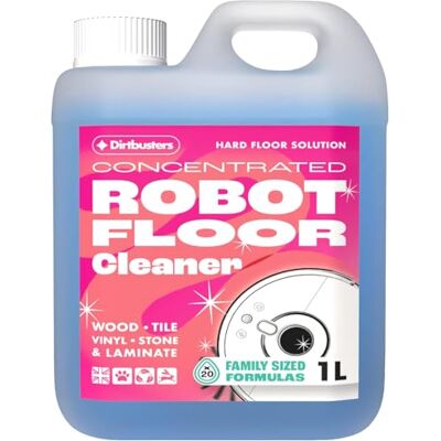 Dirtbusters Robot Mop Cleaning Solution (1L) Low-Foam Hard Floor Cleaner Concentrate for Robot Vacuum Mop Systems – Streak-Free Robot Floor Cleaner Liquid for Laminate, Vinyl & Tile – Seagrass Fresh Dirtbusters Robot Mop Cleaning Solution (1L) Low-Foam Hard Floor Cleaner Concentrate for Robot Vacuum Mop Systems – Streak-Free Robot Floor Cleaner Liquid for Laminate, Vinyl & Tile – Seagrass Fresh