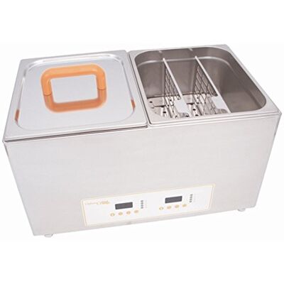 Clifton Food Range DK956 Unstirred Digital Duo bath, Direct, 14 L+14 L Clifton Food Range DK956 Unstirred Digital Duo bath, Direct, 14 L+14 L