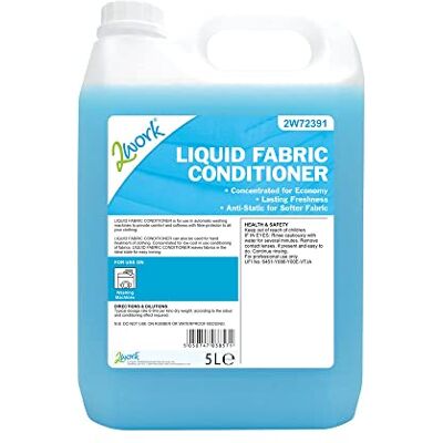 2WORK Liquid Fabric Conditioner for Auto-Dosing Machines 5 Litre 2W72391 2WORK Liquid Fabric Conditioner for Auto-Dosing Machines 5 Litre 2W72391