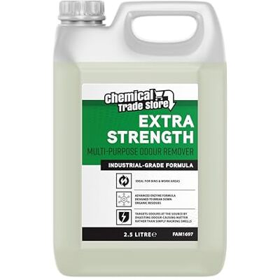 Chemical Trade Store Multi-Purpose Odour Remover 2.5L Professional Enzyme-Based Odour Control for Bins, Garages & Commercial Areas Eliminates Organic Smells Chemical Trade Store Multi-Purpose Odour Remover 2.5L Professional Enzyme-Based Odour Control for Bins, Garages & Commercial Areas Eliminates Organic Smells