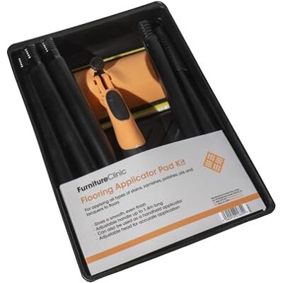 Furniture Clinic Flooring Applicator Pad Kit for Applying all Types of Stains, Varnishes, Polishes, Oils, and Lacquers to Wooden Floors Furniture Clinic Flooring Applicator Pad Kit for Applying all Types of Stains, Varnishes, Polishes, Oils, and Lacquers to Wooden Floors