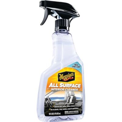 Meguiar's All Surface Interior Cleaner All Purpose Interior Cleaner Quickly & Safely Cleans & Leaves Behind a Pleasant Scent Premium Auto Interior Cleaner G240616EU, 473 ml Bottle Meguiar's All Surface Interior Cleaner All Purpose Interior Cleaner Quickly & Safely Cleans & Leaves Behind a Pleasant Scent Premium Auto Interior Cleaner G240616EU, 473 ml Bottle
