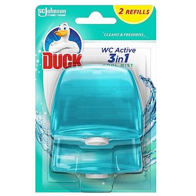 Duck - Liquid Rim Block Refill Duo - Cool Mist - Toilet Cleaner Duck - Liquid Rim Block Refill Duo - Cool Mist - Toilet Cleaner