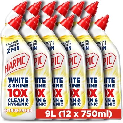 Harpic Bleach White and Shine Toilet Cleaner - Toilet Cleaner Harpic Bleach White and Shine Toilet Cleaner - Toilet Cleaner
