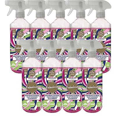 Fabulosa Antibacterial Disinfectant Spray, All Purpose Multi Surface Cleaner, 500ml, 9 pack, Fantabulosa Fabulosa Antibacterial Disinfectant Spray, All Purpose Multi Surface Cleaner, 500ml, 9 pack, Fantabulosa
