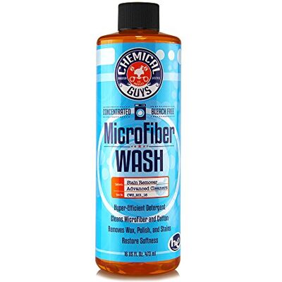 Chemical Guys Microfiber Cleaning Cloth and Towel Detergent – Concentrated Cleaner Removes Wax, Grease and Dirt – Restores Absorbency and Softness, Safe for Towels and Wash Mitts, 16 oz Orange Scent Chemical Guys Microfiber Cleaning Cloth and Towel Detergent – Concentrated Cleaner Removes Wax, Grease and Dirt – Restores Absorbency and Softness, Safe for Towels and Wash Mitts, 16 oz Orange Scent