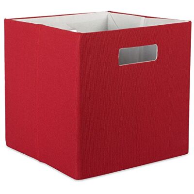 DII Solid, Lightweight and Durable, 100% Polyester, Rust, Small Square, 11x11x11 DII Solid, Lightweight and Durable, 100% Polyester, Rust, Small Square, 11x11x11
