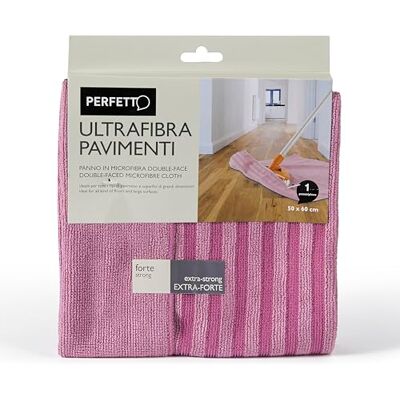Perfetto Double-Face Microfiber Floor Cloth, Dimension- 50 X 60 Cm. Perfetto Double-Face Microfiber Floor Cloth, Dimension- 50 X 60 Cm.