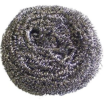 Genware NEV-824-40 Sponge Scourer, Stainless Steel (Pack of 10) Genware NEV-824-40 Sponge Scourer, Stainless Steel (Pack of 10)