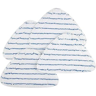 OVENTE High-Density Microfiber Replacement Pads for Heavy-Duty Electric Steam Mop ST405 series, Pack of 4, ACPST4054 OVENTE High-Density Microfiber Replacement Pads for Heavy-Duty Electric Steam Mop ST405 series, Pack of 4, ACPST4054
