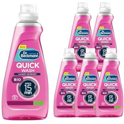 Dr. Beckmann Quick Wash Laundry Detergent BIO, 810ml, Pack of 6 Dr. Beckmann Quick Wash Laundry Detergent BIO, 810ml, Pack of 6