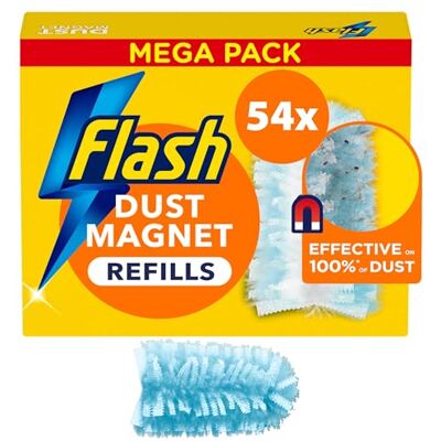 FLASH Dust Magnet Duster Refills, 54 Units FLASH Dust Magnet Duster Refills, 54 Units