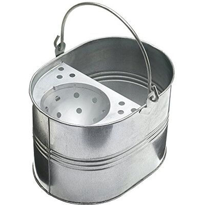 JANTEX CD808 Galvanised Mop Bucket, 15 L Capacity JANTEX CD808 Galvanised Mop Bucket, 15 L Capacity