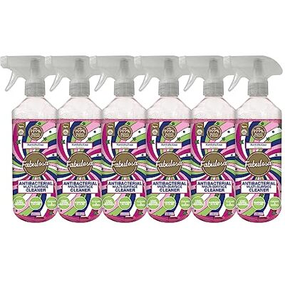 Fabulosa Antibacterial Disinfectant Spray, All Purpose Multi Surface Cleaner, 500ml, 6 pack, Fantabulosa Fabulosa Antibacterial Disinfectant Spray, All Purpose Multi Surface Cleaner, 500ml, 6 pack, Fantabulosa