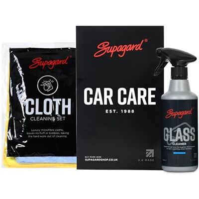 Supagard Professional Glass Cleaner/Streak-Free Highly Concentrated Window Cleaner For Cars and Homes 500ml, Removes Toughest Dirt/Extra Strong Formulation Supagard Professional Glass Cleaner/Streak-Free Highly Concentrated Window Cleaner For Cars and Homes 500ml, Removes Toughest Dirt/Extra Strong Formulation