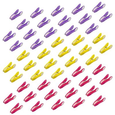 Addis Washing Line Hold Tight Grip Clothes Pegs, Bulk 50 pack of mixed colours Addis Washing Line Hold Tight Grip Clothes Pegs, Bulk 50 pack of mixed colours
