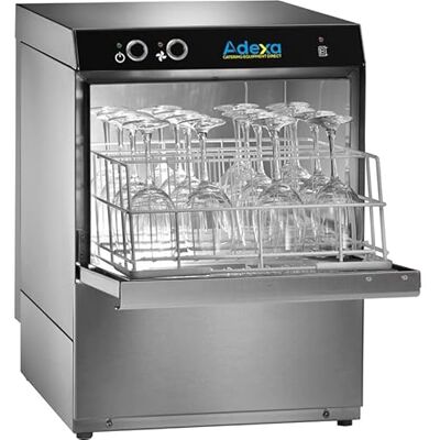 Stalwart Commercial Glasswasher Premium 400mm Basket 30 Baskets/Hour Built-in Water Softener Drain Pump Detergent dosing Pump 13A DA-AD Stalwart Commercial Glasswasher Premium 400mm Basket 30 Baskets/Hour Built-in Water Softener Drain Pump Detergent dosing Pump 13A DA-AD
