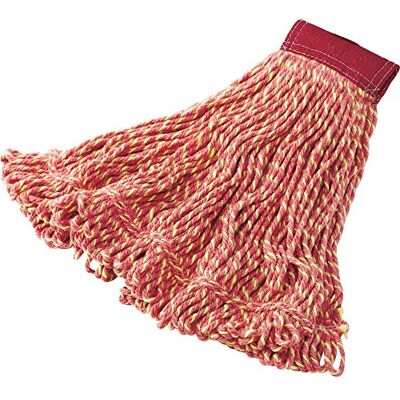 Rubbermaid Commercial Products Rubbermaid Commercial Super Stitch Mop, Large, Red, FGD25306RD00 Rubbermaid Commercial Products Rubbermaid Commercial Super Stitch Mop, Large, Red, FGD25306RD00