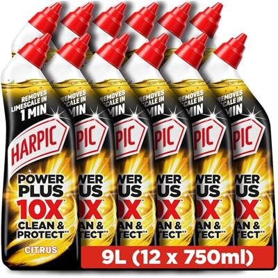 Harpic Powerplus Citrus Fresh - 750 ml - 12 pack - toilet cleaner Harpic Powerplus Citrus Fresh - 750 ml - 12 pack - toilet cleaner